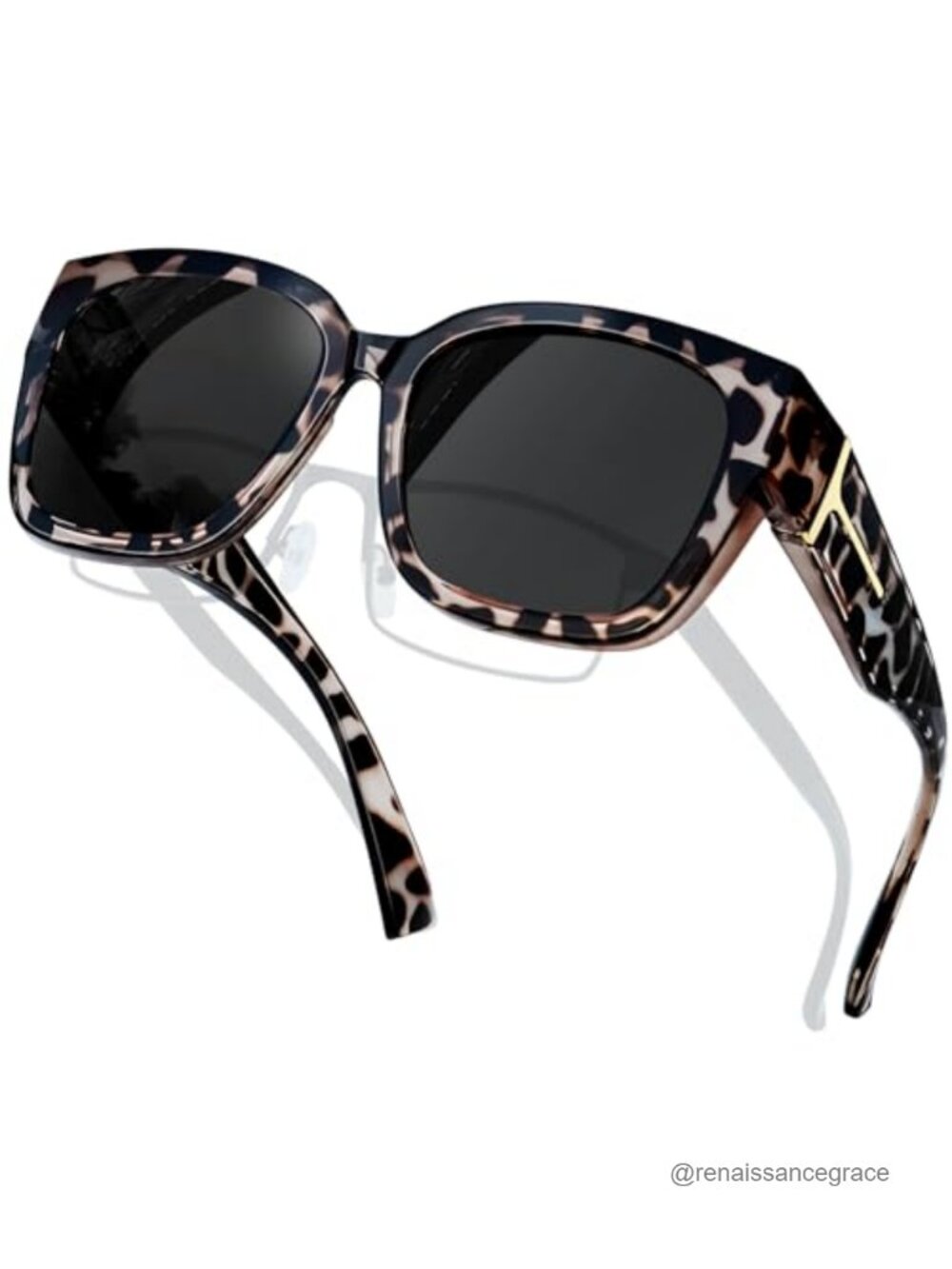 Oversized Polarized Fit Over Sunglasses Square UV400 Unisex Sports
